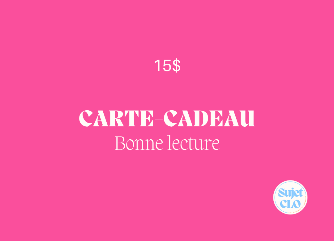Carte-cadeau Sujet CLO