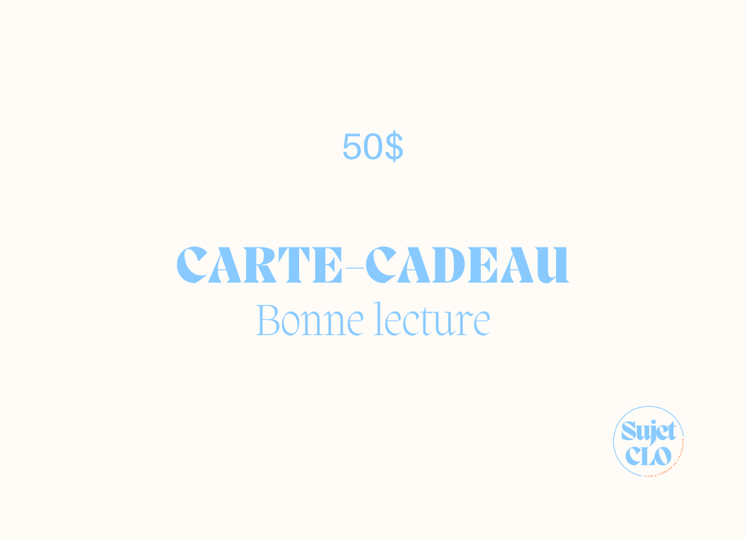 Carte-cadeau Sujet CLO