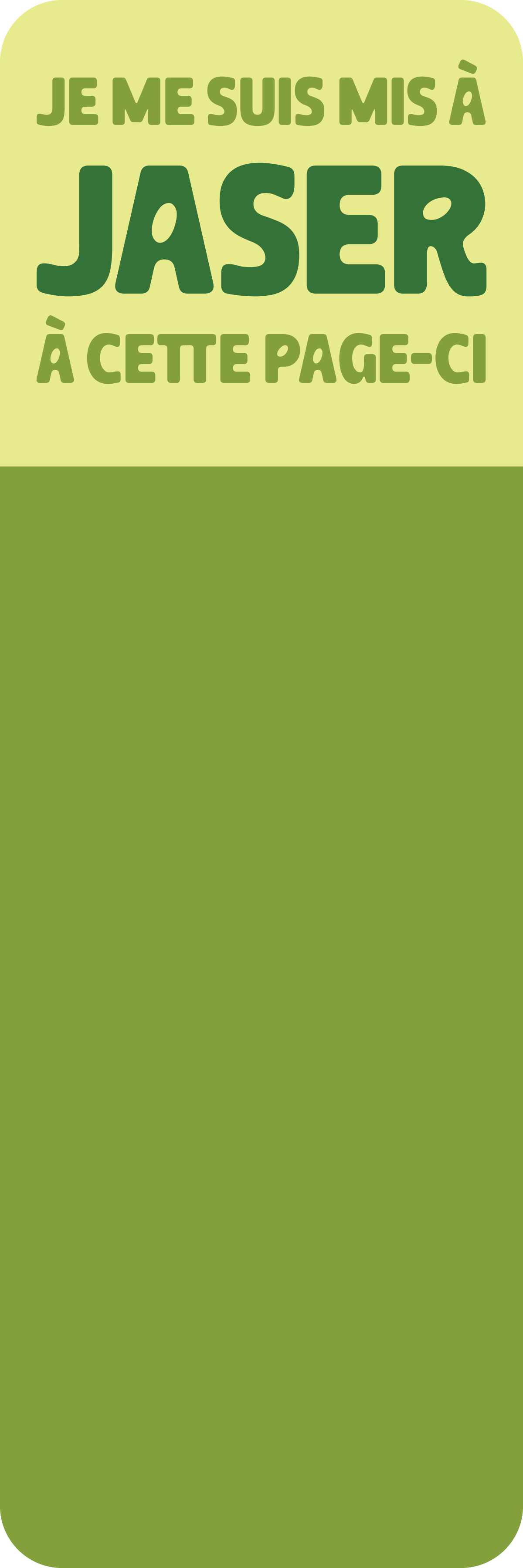 L'ensemble Lire et jaser · Vert